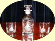Mini Whisky Decanter Set
