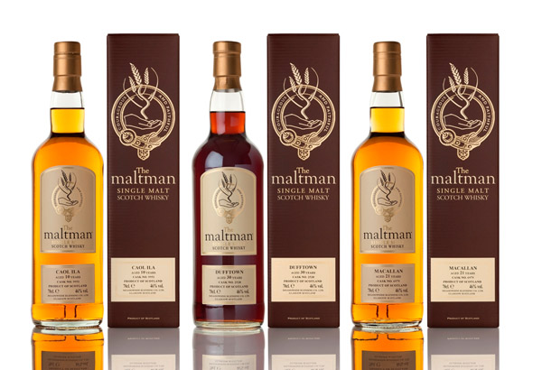 The Maltman range of exclusive bottlings of rare old single malts