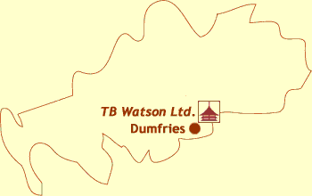 map of dumfries and galloway