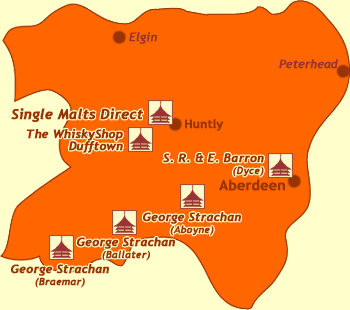 map of north east scotland