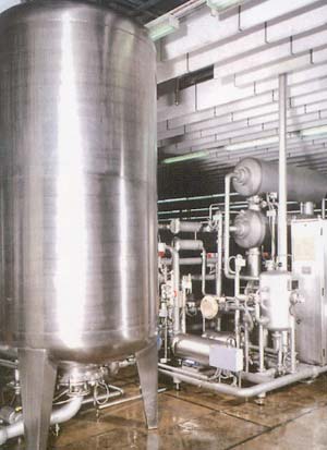 pumps in place