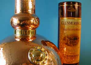 Copper Still and bottle tin