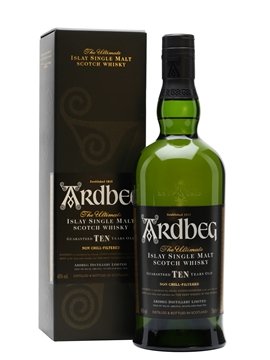 ardbeg whisky bottle