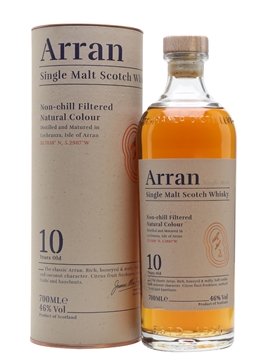 arran whisky bottle