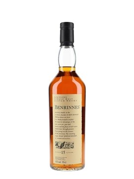 benrinnes whisky bottle