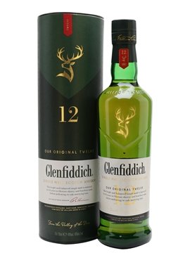 glenfiddich whisky bottle