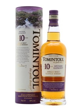 tomintoul whisky bottle